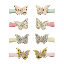 Mini pinza clips de pelo Floral butterfly - Mimi & Lula