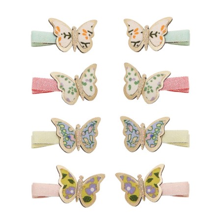 Mini pinza clips de pelo Floral butterfly - Mimi & Lula