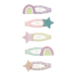 Mini clips Rainbow and star - Mimi & Lula