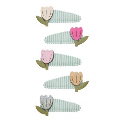 Mini clips Tulip stripe - Mimi & Lula
