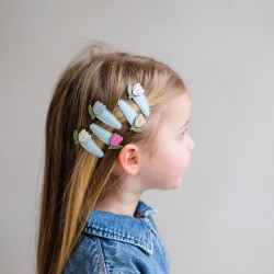 Mini clips Tulip stripe - Mimi & Lula
