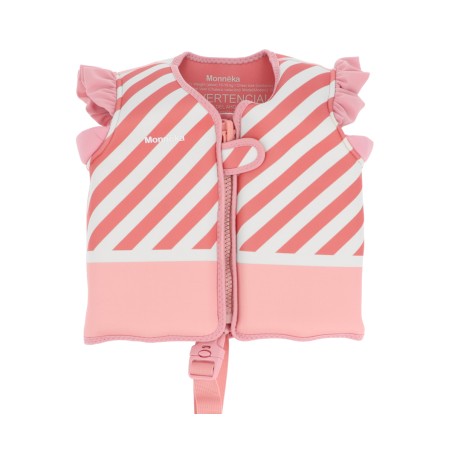 Chaleco Flotador Aprendizaje Stripes Bloom & Blush