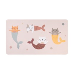 Toalla Playa Microfibra Mermaid Cats