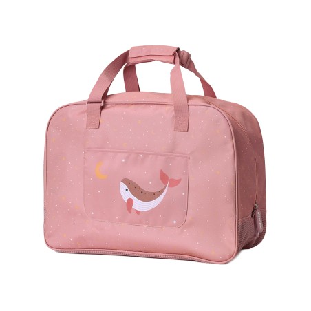 Bolso de Playa con Rejilla Whale Pink