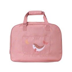 Bolso de Playa con Rejilla Whale Pink