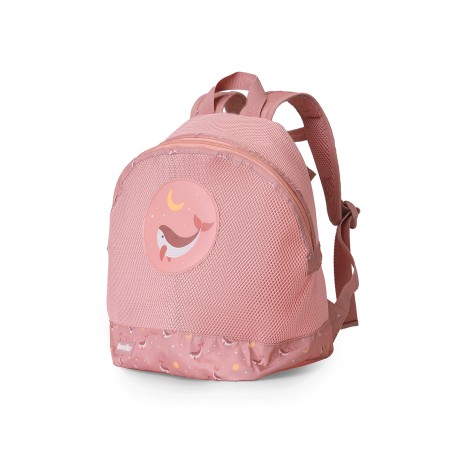 Mochila Infantil Antiarena Whale Pink