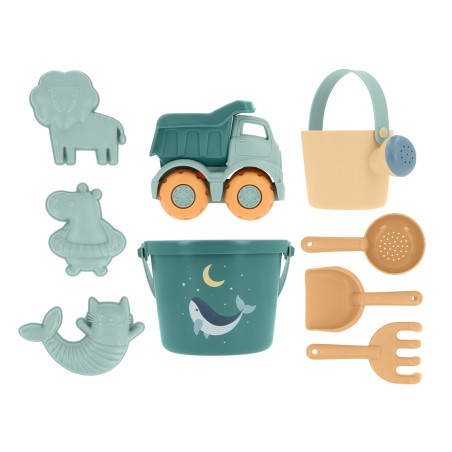 Set de Juguetes de Playa Whale Teal