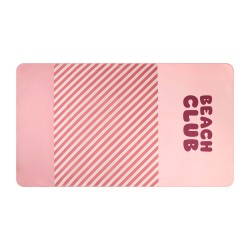 Toalla Playa Microfibra Stripes Bloom & Blush