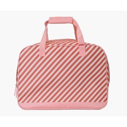 Bolso de Playa con Rejilla Stripes Bloom & Blush