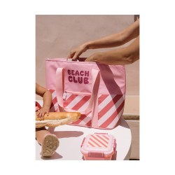 Bolso Tote Nevera Stripes Bloom & Blush