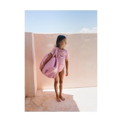 Bolso de Playa con Rejilla Whale Pink