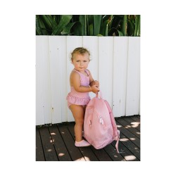 Mochila Infantil Antiarena Whale Pink