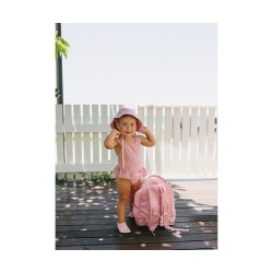 Mochila Infantil Antiarena Whale Pink