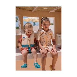 Chaleco Flotador Aprendizaje Whale Teal 1-2 años