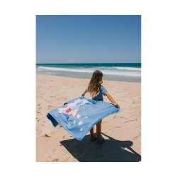 Toalla Playa Microfibra Hippos