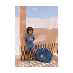 Bolso de Playa con Rejilla Hippos