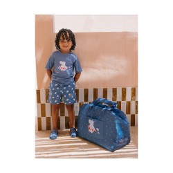 Bolso de Playa con Rejilla Hippos