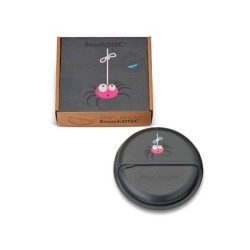 Caja de Almuerzo SnackDisc Araña Grey