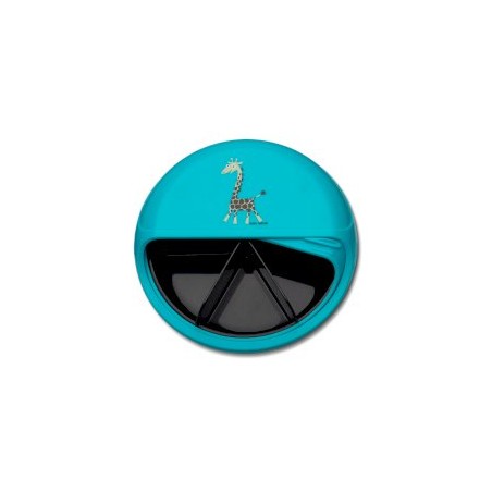 Caja de Almuerzo SnackDisc Girafa Turquesa