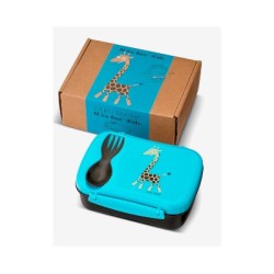 Caja de Almuerzo N'ice Box Kids Jirafa Turquoise