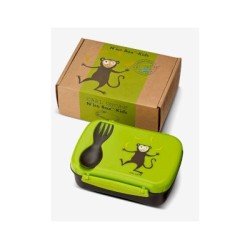 Caja de Almuerzo N'ice Box Kids Mono Lime