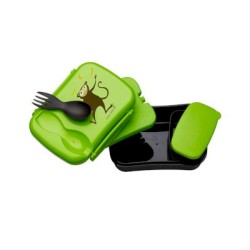 Caja de Almuerzo N'ice Box Kids Mono Lime