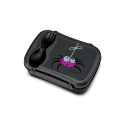 Caja de Almuerzo N'ice Box Kids Araña Grey