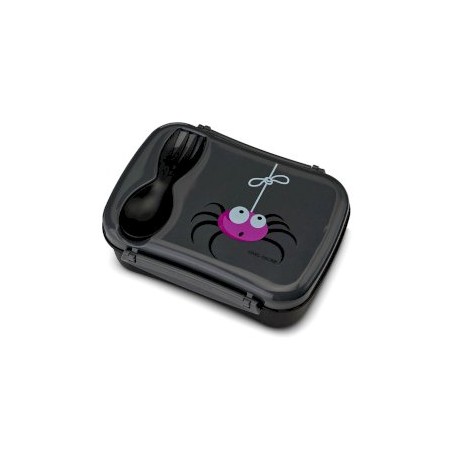 Caja de Almuerzo N'ice Box Kids Araña Grey