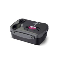 Caja de Almuerzo N'ice Box Kids Araña Grey