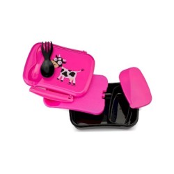 Caja de Almuerzo N'ice Box Kids Vaca Purple