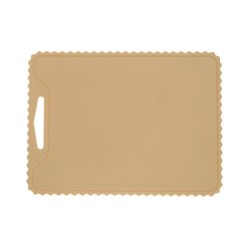Tabla de corte de silicona antideslizante Cream - Kiddikutter