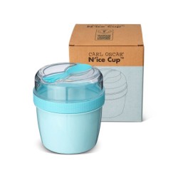 Fiambrera snack N´ice Cup con disco refrigerante Blue - Carl Oscar