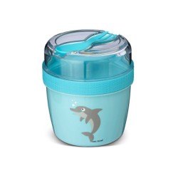 Fiambrera snack N´ice Cup con disco refrigerante Blue dolphin - Carl Oscar