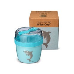 Fiambrera snack N´ice Cup con disco refrigerante Blue dolphin - Carl Oscar