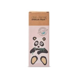 Botella de acero Steelish Flask Pink Panda 500ml - Carl Oscar