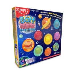 Pack 9 bombas de baño Sistema solar - Zimpli Kids