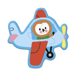 Set 5 puzzles evolutivos - Vehículos