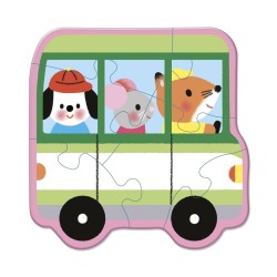 Set 5 puzzles evolutivos - Vehículos