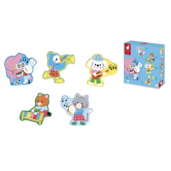 Set 5 puzzles evolutivos - Música
