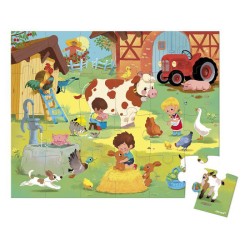 Puzzle un día en la granja - 24 piezas