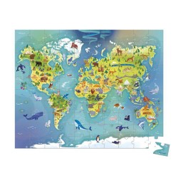 Puzzle del mundo - 100 piezas