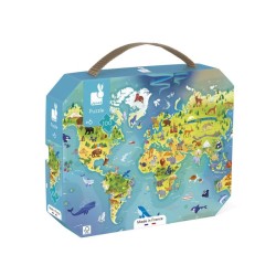 Puzzle del mundo - 100 piezas