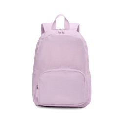 Mochila Solid Color Lavender + 6 Parches Autoadhesivos Happy Day