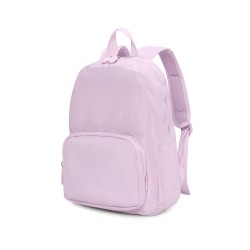 Mochila Solid Color Lavender + 6 Parches Autoadhesivos Happy Day