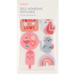 Mochila Solid Color Pink + 6 Parches Autoadhesivos Fantasy