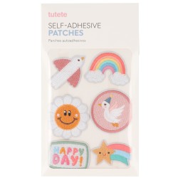Set de Parches Textiles Autoadhesivos Happy Day