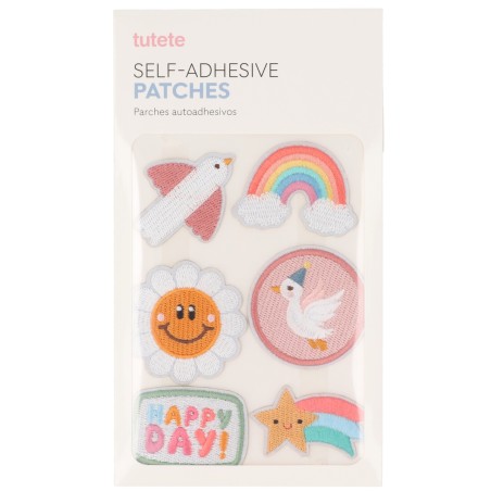 Set de Parches Textiles Autoadhesivos Happy Day