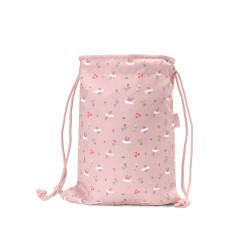Mochila Saco Tela Blossom Birds