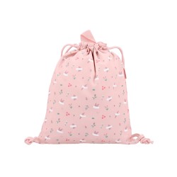 Mochila Saco Tela Blossom Birds