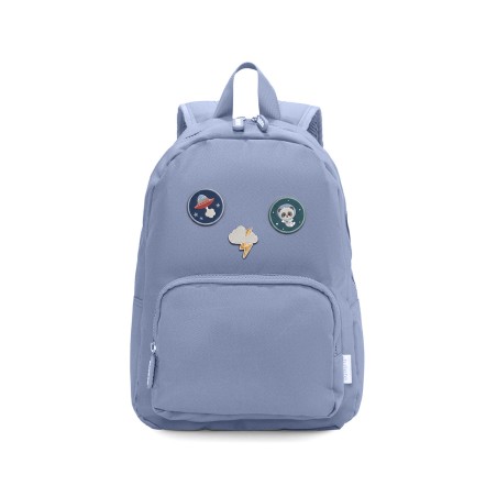Mochila Solid Color Marine + 6 Parches Autoadhesivos Space